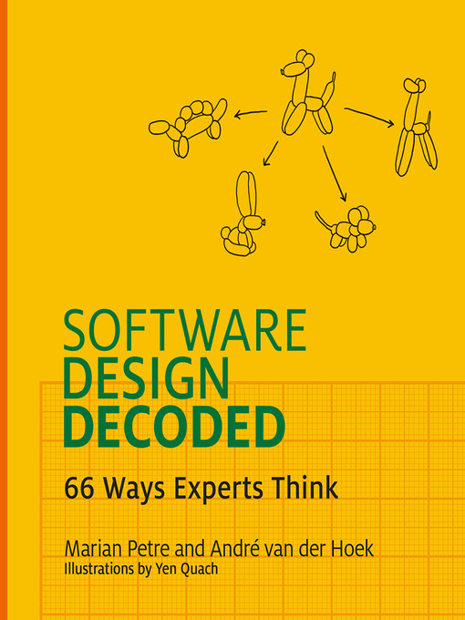 Title details for Software Design Decoded by Marian Petre - Wait list
